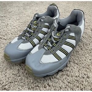 Cannondale Cycling Bike Shoes Women's 8 Grey White Yellow Mountain Bike Shimano